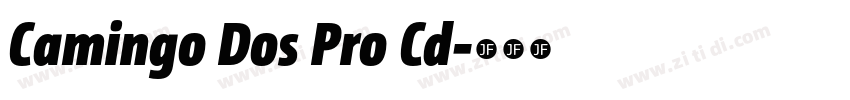 Camingo Dos Pro Cd字体转换
